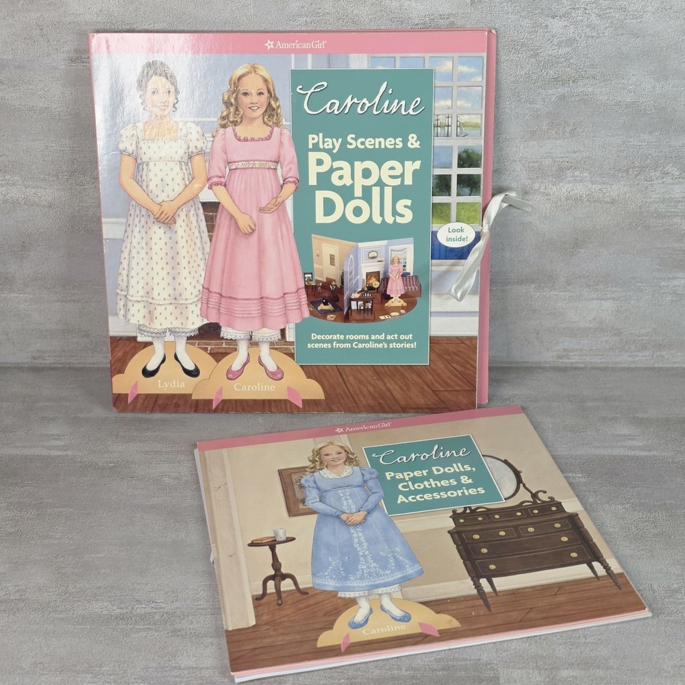 American Girl Caroline's Play Scene & Paper Dolls Interactive Kit Activity Book